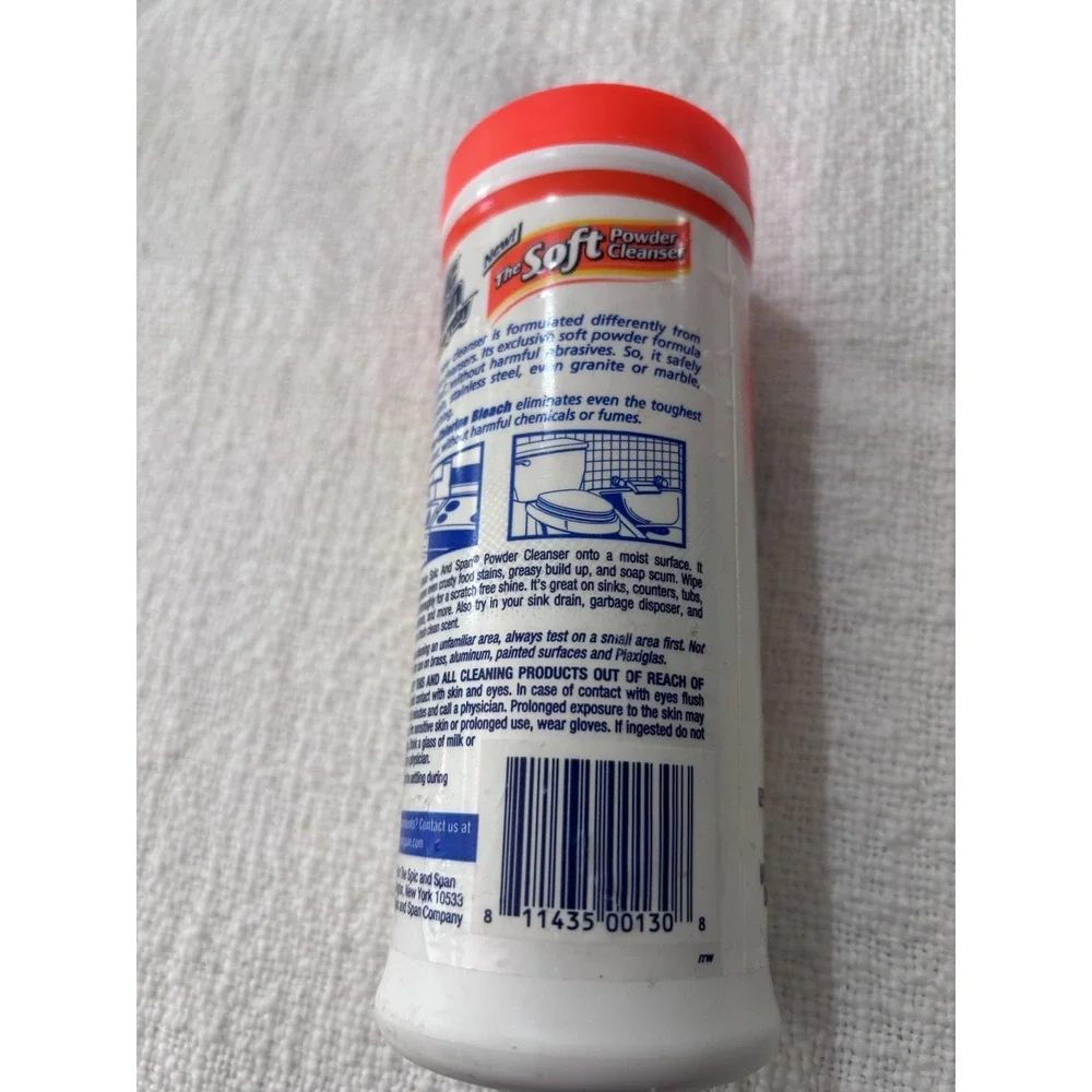 Vintage Spic And Span‎ Soft Powder Cleanser Citrus Scent 14oz Rare Retro